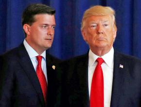 Trump with former White House Staff Secretary Rob Porter